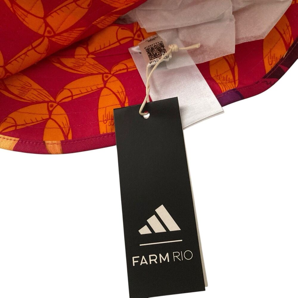 FARM Rio Floral Bucket Hat in Pink, Orange, Yellow, Purple-NWT!! - Picture 3 of 16